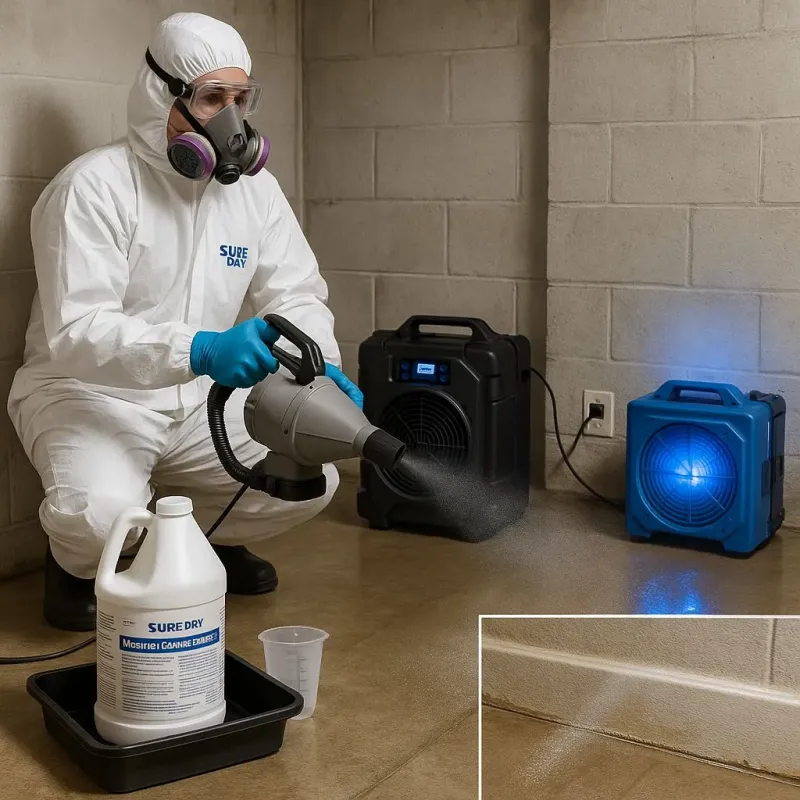 Sanitization and Odor Removal process in Collegeville, PA